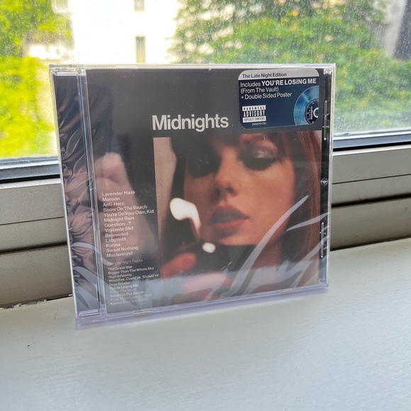 Taylor Swift Midnights (Late Night Edition) Exclusive CD ft. You’re Losing Me - Picture 1 of 4